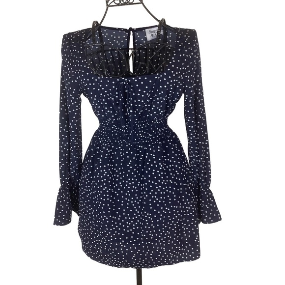 Princess Polly “Polka Dot Smocked-Waist” Mini Dress | US 4 / AU 8 - Picture 2 of 12
